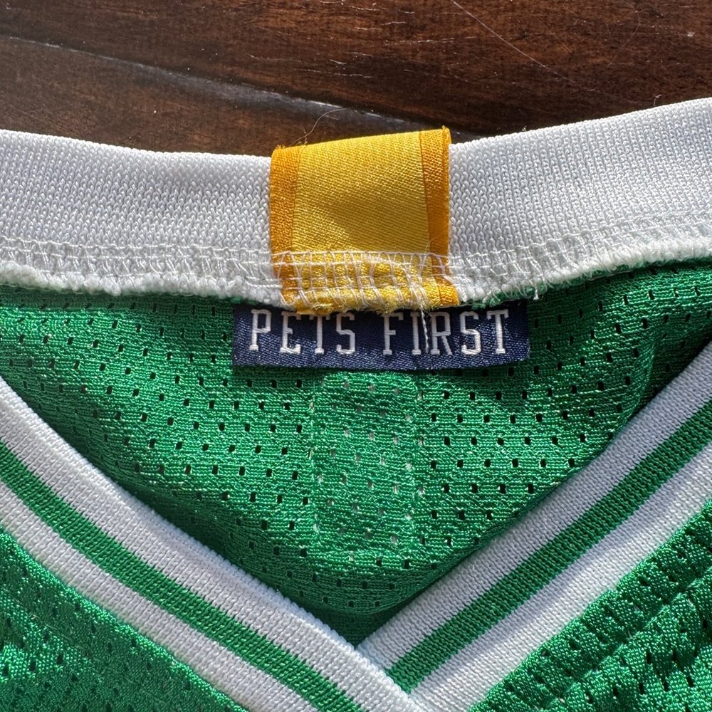 NBA Green Celtics Dog  Jersey - Picture 6 of 9